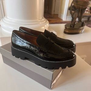 Black Patent Loafers/8M